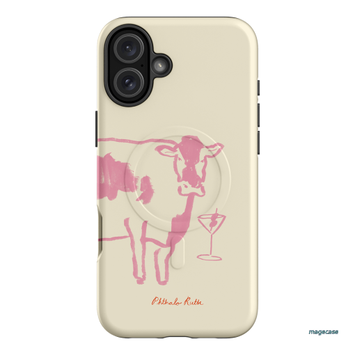 Mootini Pink Printed Phone Cases by Phthalo Ruth - The Dairy