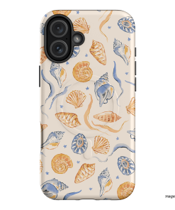 Shells & Swirls Printed Phone Cases by Cass Deller - The Dairy