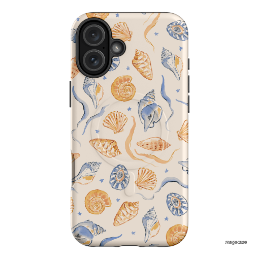 Shells & Swirls Printed Phone Cases by Cass Deller - The Dairy