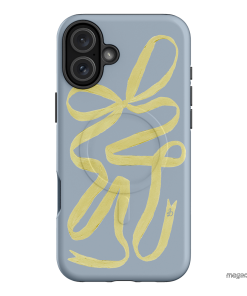 Sorbet Ribbon Printed Phone Cases iPhone 16 Plus / Armoured MagSafe by Jasmine Dowling - The Dairy