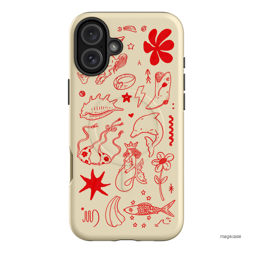 Spiced Cowboy Cream Printed Phone Cases iPhone 16 Plus / Armoured MagSafe by Easty Beasty - The Dairy