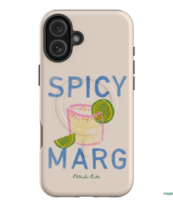 Spicy Marg Printed Phone Cases iPhone 16 Plus / Armoured MagSafe by Phthalo Ruth - The Dairy