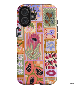 Summer Postcards Printed Phone Cases iPhone 16 Plus / Armoured MagSafe by Amy Gibbs - The Dairy