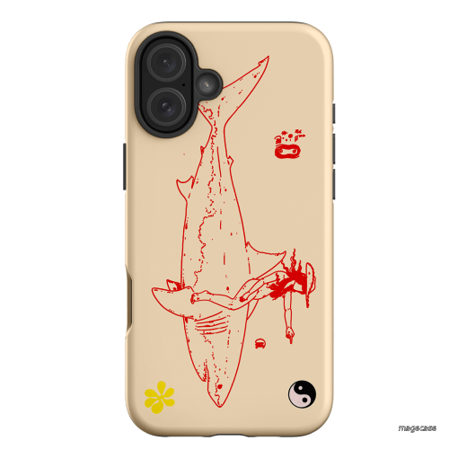 1800-Busy-Rn in Cream Printed Phone Cases iPhone 16 Plus / Armoured by Easty Beasty - The Dairy