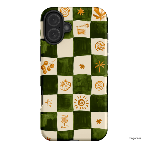 Afternoon Mezze Printed Phone Cases iPhone 16 Plus / Armoured by Charlie Taylor - The Dairy