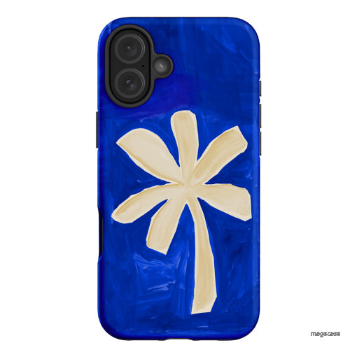 Bleu Palm Printed Phone Cases iPhone 16 Plus / Armoured by Charlie Taylor - The Dairy