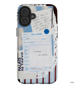 Call Memo Printed Phone Cases iPhone 16 Plus / Armoured by Jasmine Dowling - The Dairy