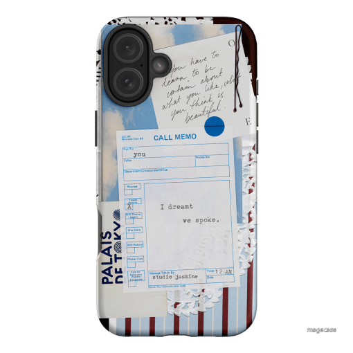 Call Memo Printed Phone Cases iPhone 16 Plus / Armoured by Jasmine Dowling - The Dairy