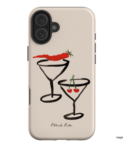 Chilli Cherry Printed Phone Cases by Phthalo Ruth - The Dairy