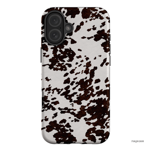 Cowhide Charm Printed Phone Cases iPhone 16 Plus / Armoured by The Dairy - The Dairy