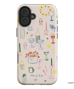 Dinnerware Printed Phone Cases iPhone 16 Plus / Armoured by Phthalo Ruth - The Dairy