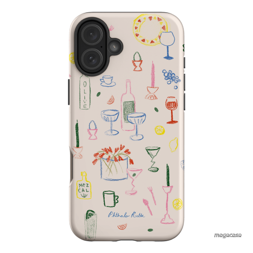 Dinnerware Printed Phone Cases iPhone 16 Plus / Armoured by Phthalo Ruth - The Dairy
