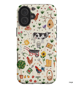 Farm Stay Printed Phone Cases iPhone 16 Plus / Armoured by BG. Studio - The Dairy