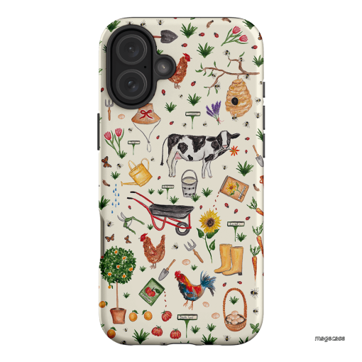 Farm Stay Printed Phone Cases iPhone 16 Plus / Armoured by BG. Studio - The Dairy