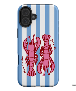 Lobster for Life Printed Phone Cases iPhone 16 Plus / Armoured by The Dairy - The Dairy