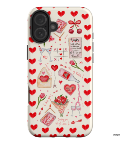 Love Note Printed Phone Cases iPhone 16 Plus / Armoured by BG. Studio - The Dairy