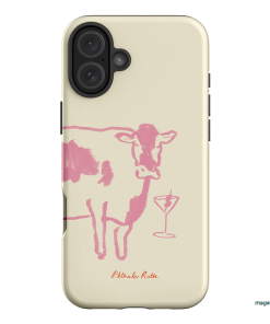 Mootini Pink Printed Phone Cases by Phthalo Ruth - The Dairy