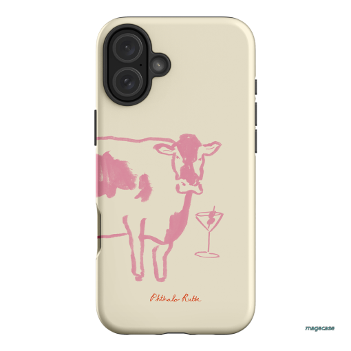 Mootini Pink Printed Phone Cases by Phthalo Ruth - The Dairy