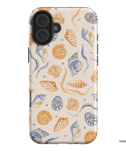 Shells & Swirls Printed Phone Cases by Cass Deller - The Dairy