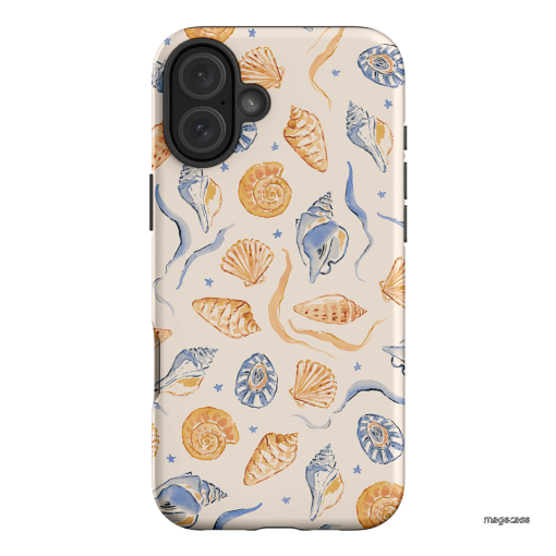 Shells & Swirls Printed Phone Cases by Cass Deller - The Dairy