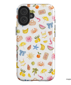 Summer Icons Printed Phone Cases iPhone 16 Plus / Armoured by Cass Deller - The Dairy