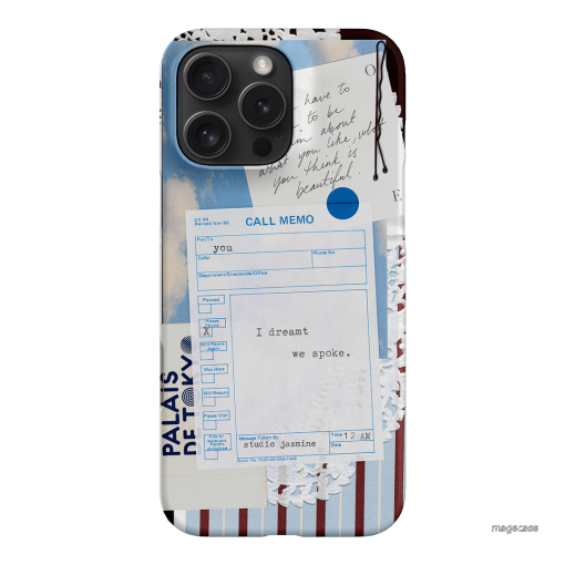 Call Memo Printed Phone Cases iPhone 16 Pro Max / Snap by Jasmine Dowling - The Dairy