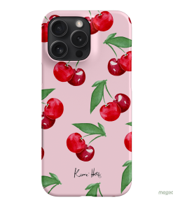 Cherry Rose Printed Phone Cases iPhone 16 Pro Max / Snap by Kerrie Hess - The Dairy