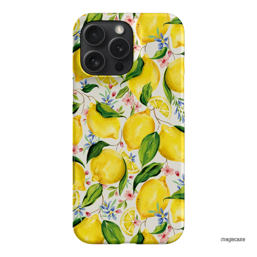 Citrus Lemon Printed Phone Cases iPhone 16 Pro Max / Snap by Ellie Mae - The Dairy
