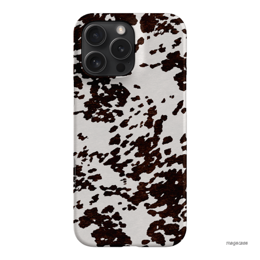 Cowhide Charm Printed Phone Cases iPhone 16 Pro Max / Snap by The Dairy - The Dairy
