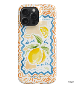 Dolce Far Niente Printed Phone Cases iPhone 16 Pro Max / Snap by Cass Deller - The Dairy