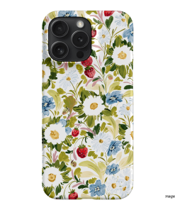 Garden Strawberries Printed Phone Cases iPhone 16 Pro Max / Snap by Ellie Mae - The Dairy