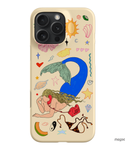 Mermaid Salad Cream Printed Phone Cases iPhone 16 Pro Max / Snap by Easty Beasty - The Dairy