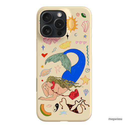 Mermaid Salad Cream Printed Phone Cases iPhone 16 Pro Max / Snap by Easty Beasty - The Dairy