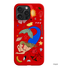 Mermaid Salad Scarlet Printed Phone Cases iPhone 16 Pro Max / Snap by Easty Beasty - The Dairy