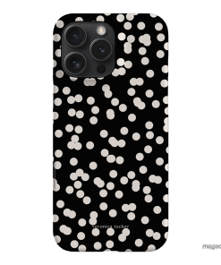 Mini Confetti Noir Printed Phone Cases iPhone 16 Pro Max / Snap by Veronica Tucker - The Dairy