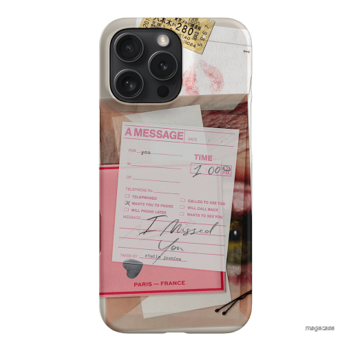 Missed Call Printed Phone Cases iPhone 16 Pro Max / Snap by Jasmine Dowling - The Dairy