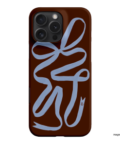 Mocha Ribbon Printed Phone Cases iPhone 16 Pro Max / Snap by Jasmine Dowling - The Dairy