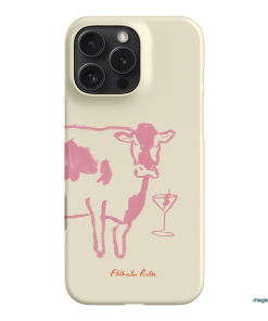 Mootini Pink Printed Phone Cases by Phthalo Ruth - The Dairy