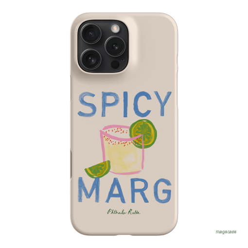 Spicy Marg Printed Phone Cases iPhone 16 Pro Max / Snap by Phthalo Ruth - The Dairy