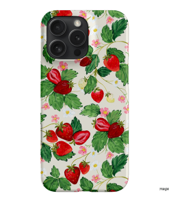 Strawberry Patch Printed Phone Cases iPhone 16 Pro Max / Snap by Ellie Mae - The Dairy