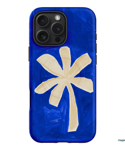 Bleu Palm Printed Phone Cases iPhone 16 Pro Max / Armoured MagSafe by Charlie Taylor - The Dairy