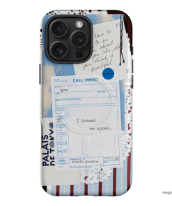 Call Memo Printed Phone Cases iPhone 16 Pro Max / Armoured MagSafe by Jasmine Dowling - The Dairy