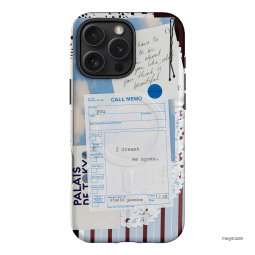 Call Memo Printed Phone Cases iPhone 16 Pro Max / Armoured MagSafe by Jasmine Dowling - The Dairy