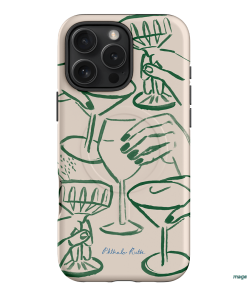 Cheers Printed Phone Cases iPhone 16 Pro Max / Armoured MagSafe by Phthalo Ruth - The Dairy