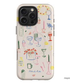 Dinnerware Printed Phone Cases iPhone 16 Pro Max / Armoured MagSafe by Phthalo Ruth - The Dairy