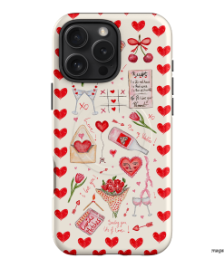 Love Note Printed Phone Cases iPhone 16 Pro Max / Armoured MagSafe by BG. Studio - The Dairy