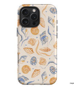Shells & Swirls Printed Phone Cases by Cass Deller - The Dairy