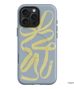 Sorbet Ribbon Printed Phone Cases iPhone 16 Pro Max / Armoured MagSafe by Jasmine Dowling - The Dairy