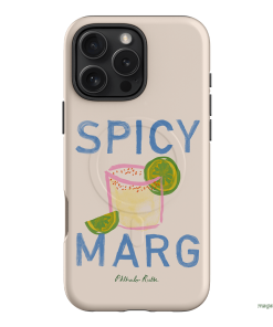 Spicy Marg Printed Phone Cases iPhone 16 Pro Max / Armoured MagSafe by Phthalo Ruth - The Dairy