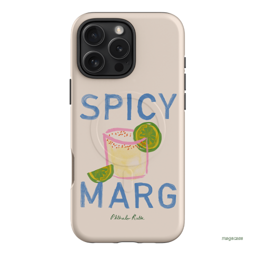 Spicy Marg Printed Phone Cases iPhone 16 Pro Max / Armoured MagSafe by Phthalo Ruth - The Dairy